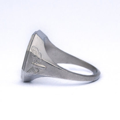 Moth Signet Ring